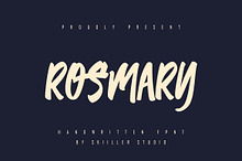 Rosmary - Handwritten Font