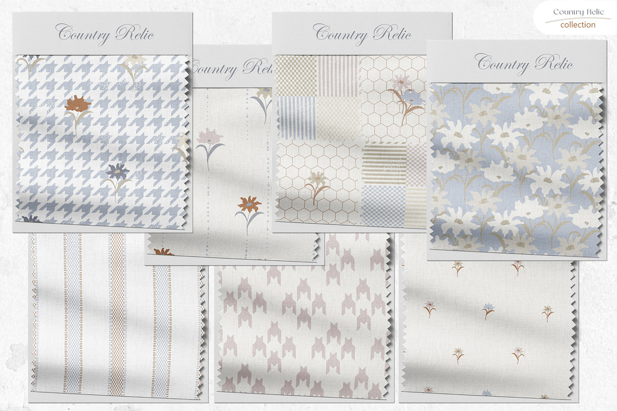Country Relic - Seamless Patterns, a Pattern Graphic by InaCorart (Photo 5 of 10)