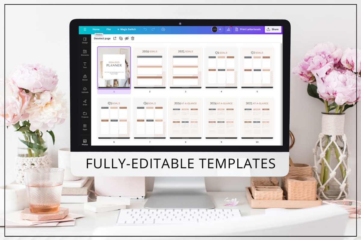 Planner Canva | Nikki Smythe, a Stationery Template by Lady Boss Studio (Photo 8 of 8)