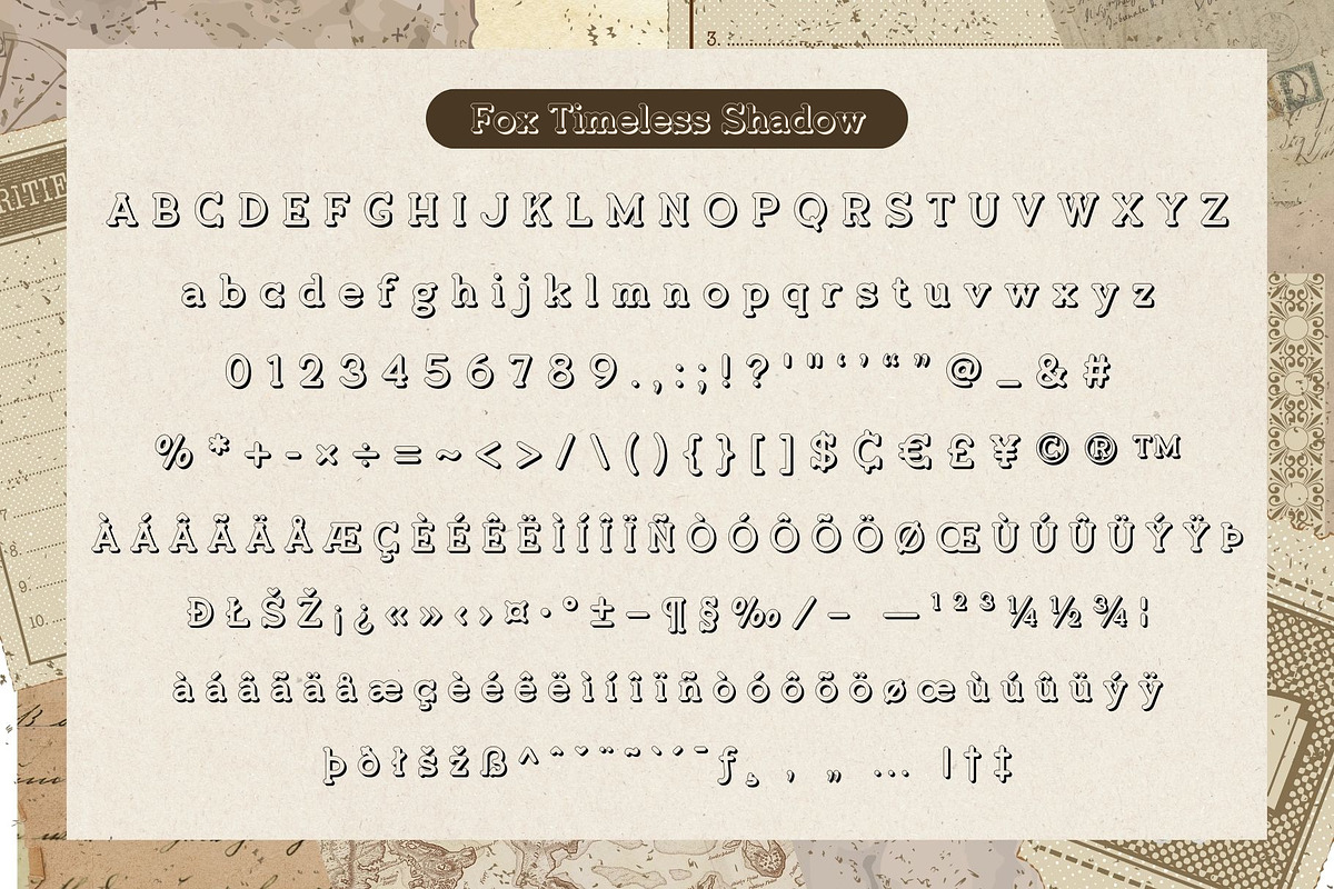 Fox Timeless 5 Font Styles, a Slab Serif Font by Fox7 By Rattana (Photo 13 of 15)