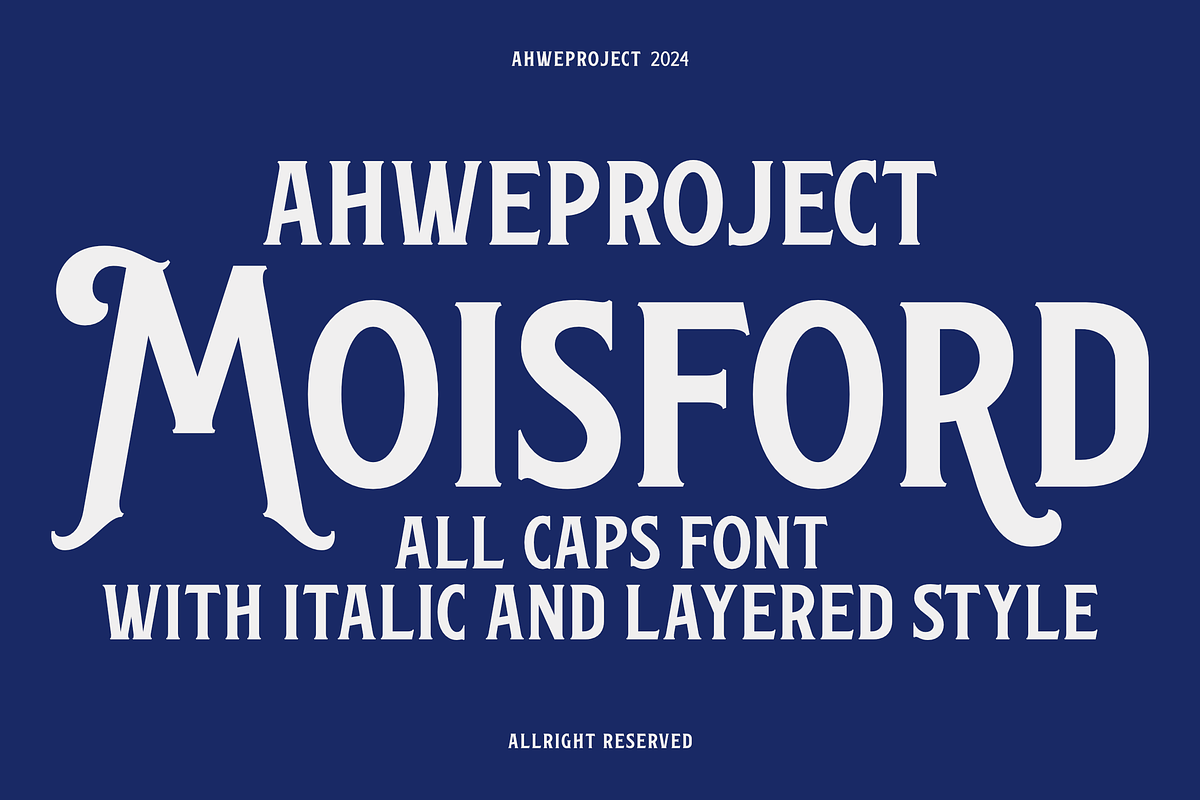Moisford, a Serif Font by ahweproject (Photo 1 of 7)
