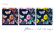 MOTHS — Dark Floral Patterns, a Decorative Illustration by Liiafis (Thumbnail 3 of 8)