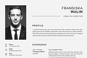 Resume Template / CV, a Resume Template by Creatune (Thumbnail 4 of 4)