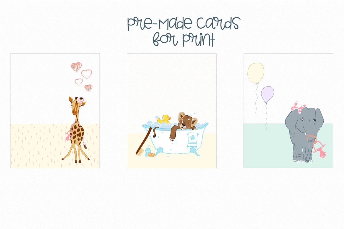 BABY SAFARI CREATOR Collection, an Animal Illustration by MM Studio (Photo 7 of 8)