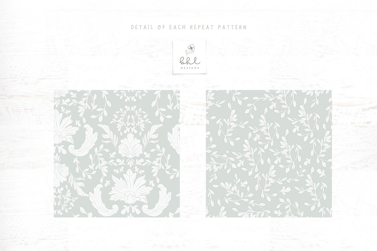 Red Cardinal Christmas - Mint, a Pattern Graphic by bhldesigns (Photo 6 of 16)