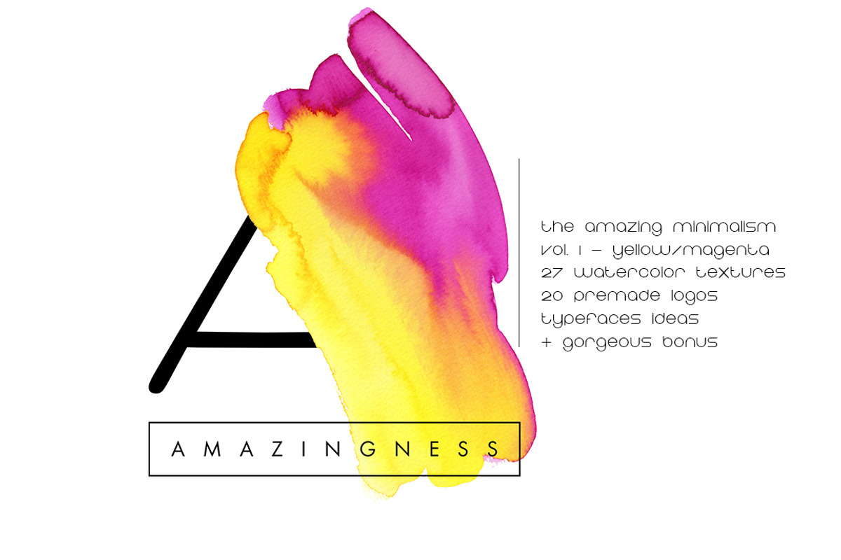 The Amazing Minimalism Vol.1 +BONUS, a Texture Illustration by Jeanina Vlad (Photo 1 of 6)