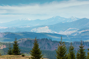 Early spring mountain hill, a Nature Photo by YuriyB
