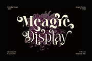 Meagre Display - 90s  Serif Family, a Serif Font by Holyline Design (Thumbnail 1 of 15)