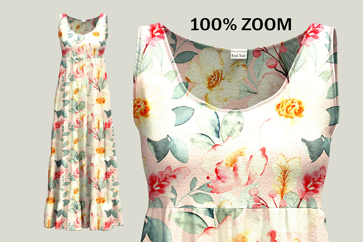 Woman Dress Mockup, an Advertising Mockup by PudraART (Photo 4 of 7)