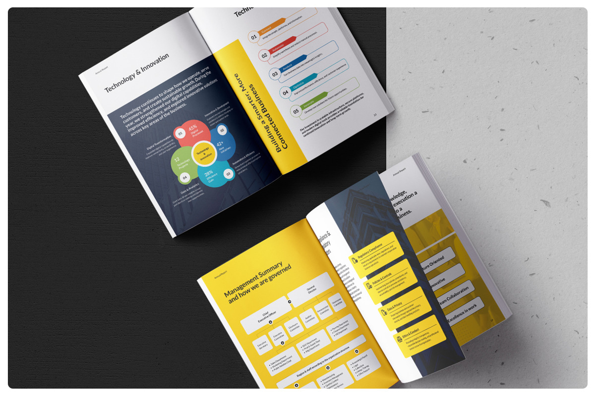 Annual Report, a Brochure Template by StudioGraficso (Photo 4 of 12)