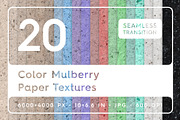 20 Color Mulberry Paper Textures, a Texture Graphic by Textures & Backgrounds (Thumbnail 1 of 12)