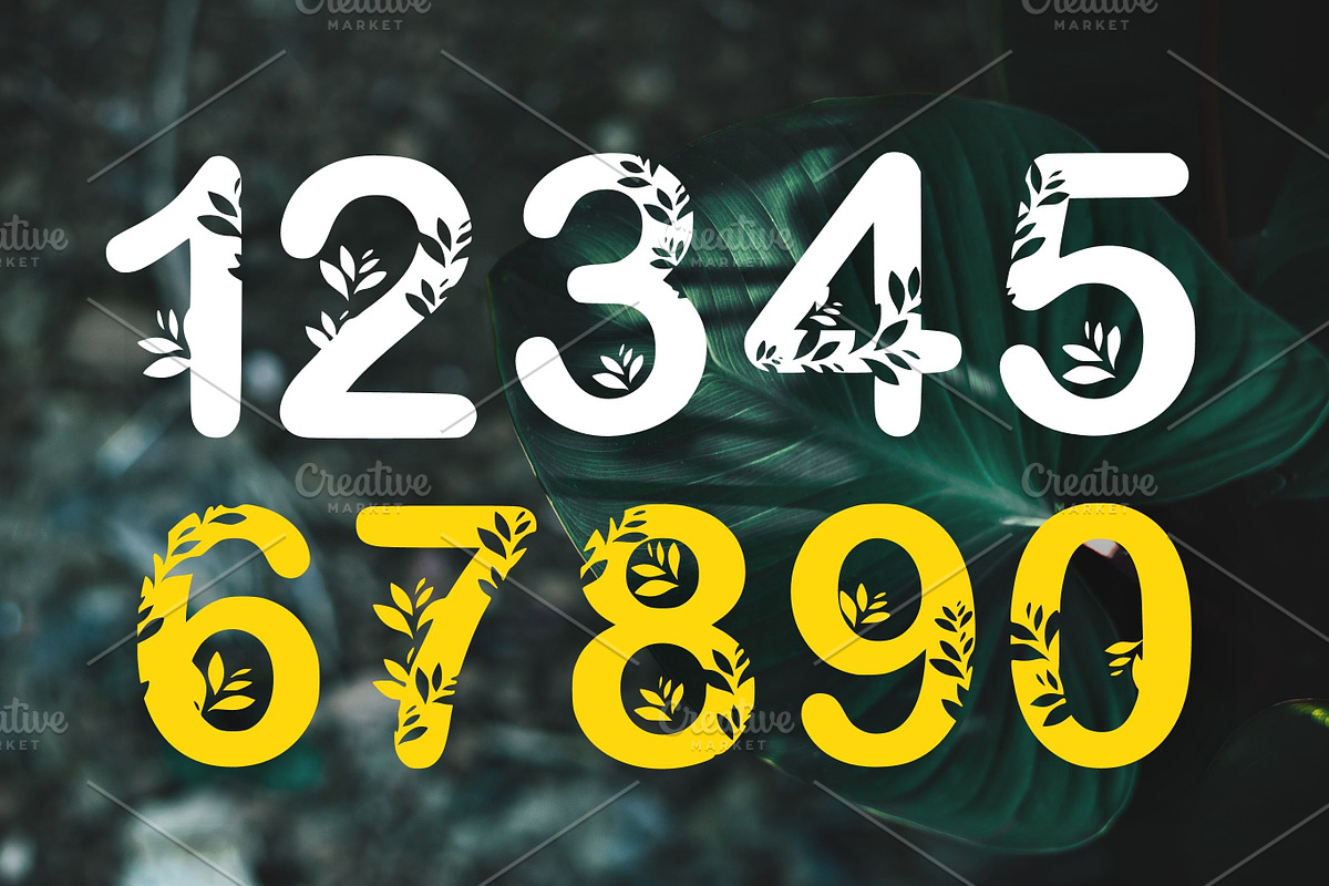 Natural Camp Font, SVG font cut file, a Font by Tattoo Worker Studio (Photo 4 of 4)