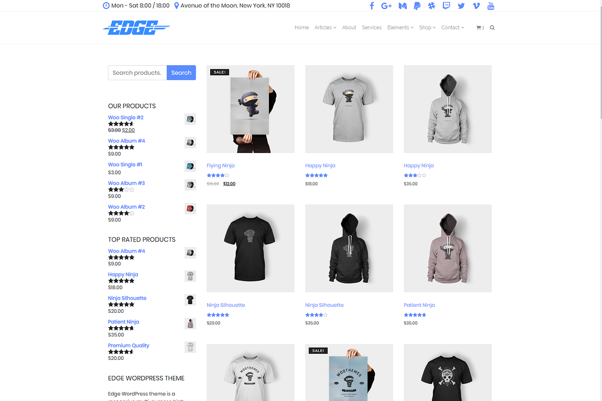 Edge Business WordPress Theme, a WordPress Template by Visualmodo (Photo 15 of 18)