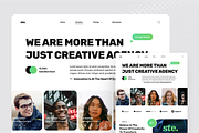 Stellar Creative Agency Landing Page, a Landing Page Template by SquidPixey (Thumbnail 3 of 5)