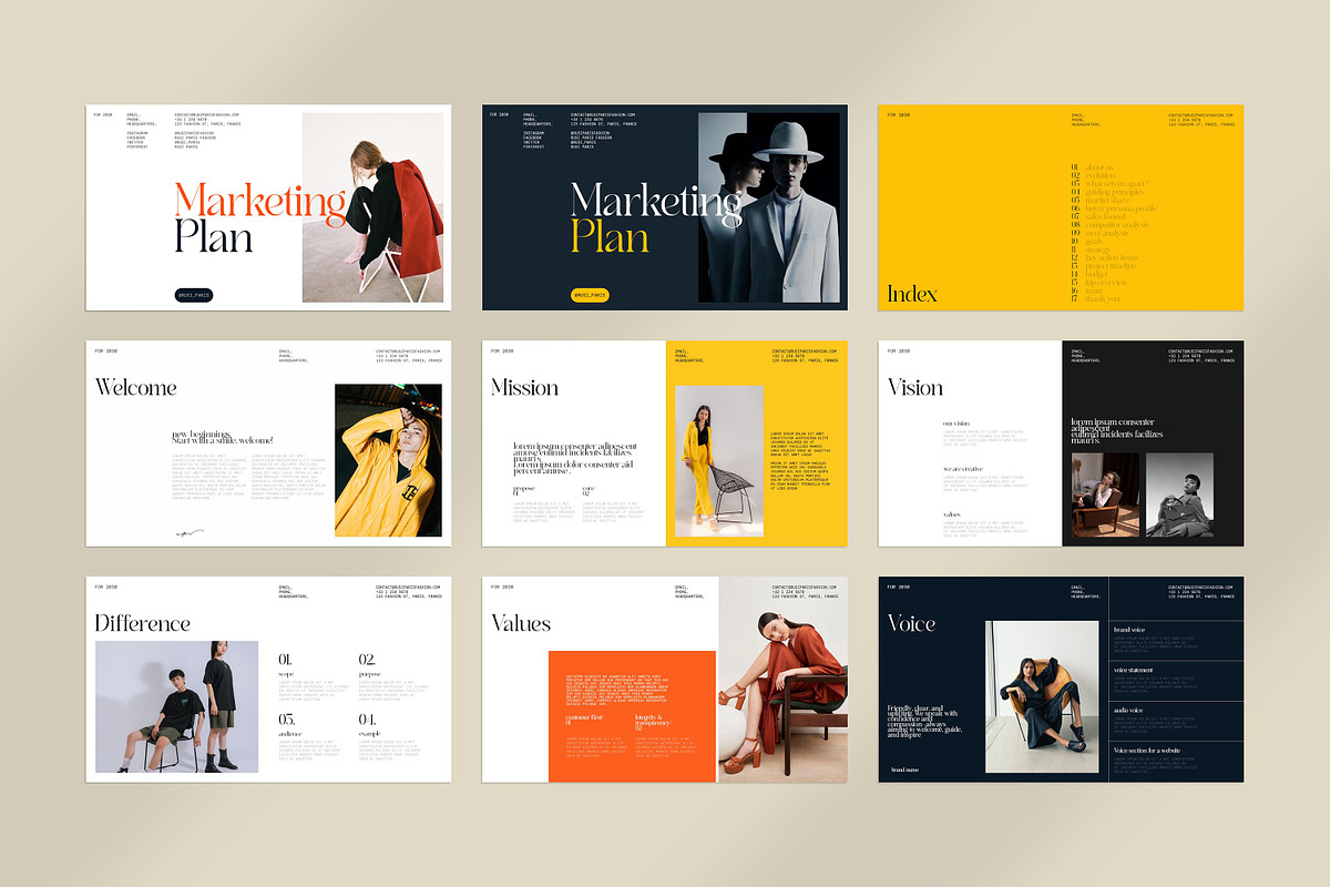 Rusi Marketing Plan Template preview 8