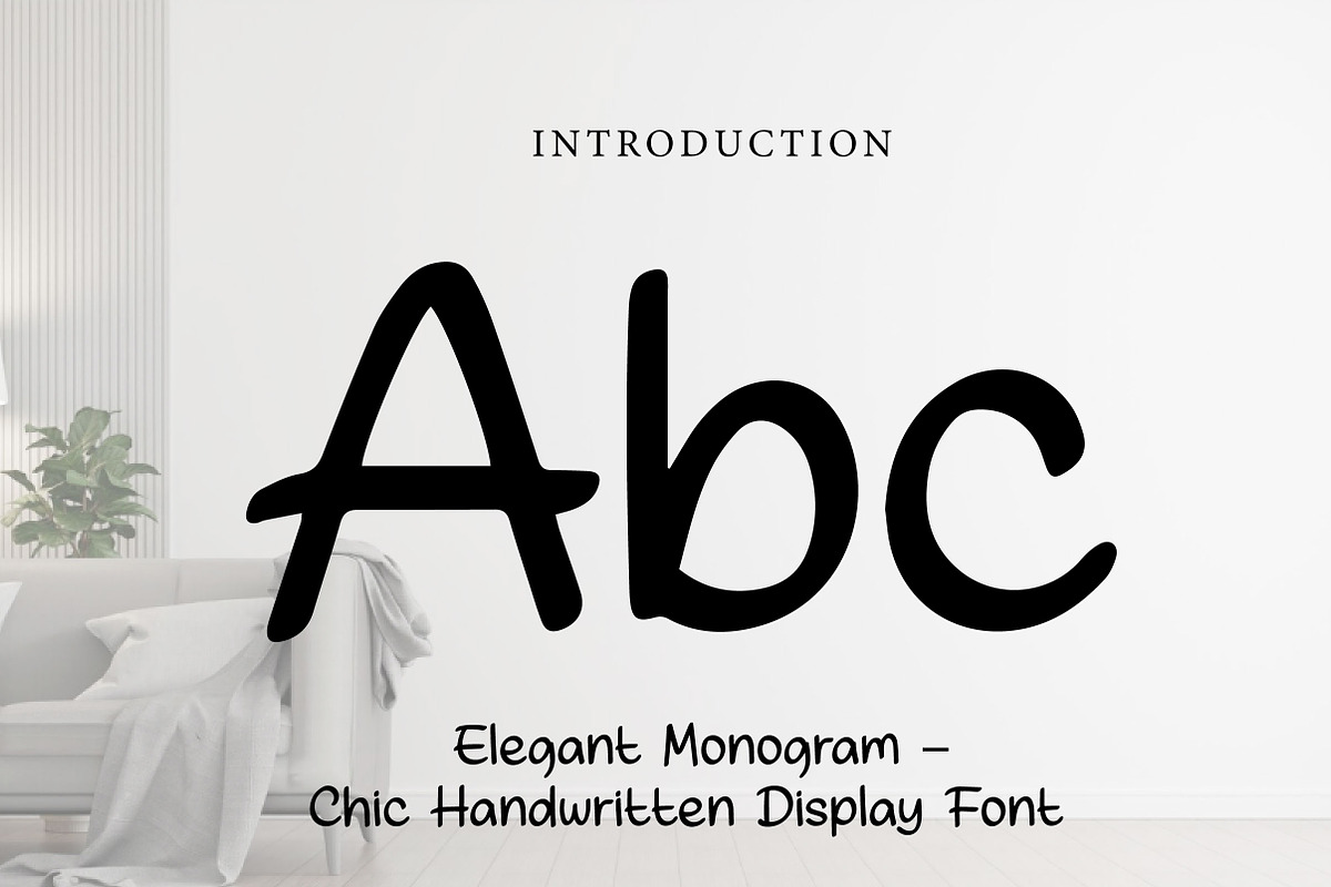 Elegant Monogram, a Handwritten Font by Wow Magic (Photo 2 of 3)