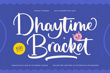 Dhaytime Bracket Bold Handwritten