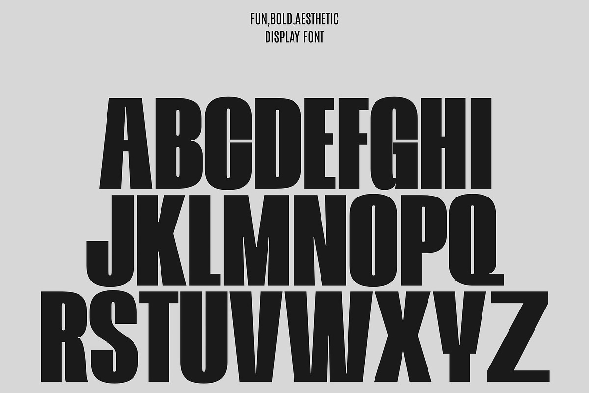 ARUMMA DISPLAY FONT, a Sans Serif Font by maybefont (Photo 2 of 10)