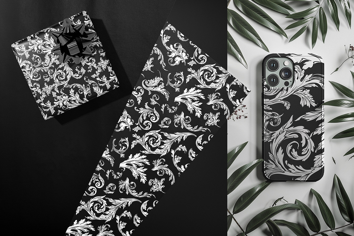 LUXURY ORNAMENTAL SCROLL PATTERN PAC, a Pattern Graphic by Sonulkaster (Photo 7 of 10)