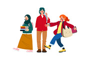 Student Characters Illustration, a Person Illustration by SLAB! Design (Thumbnail 3 of 3)