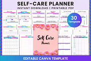 Self Care Planner For Canva KDP, a Stationery Template by Shumaya (Thumbnail 1 of 5)