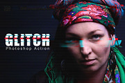 Glitch Photoshop Action