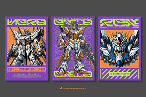 Geon Futuristic Mecha Font Vol. 4