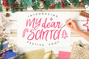 My Dear Santa Font Extras