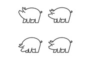 Pig Logo, a Graphic by NataliiaVolyk (Thumbnail 3 of 6)