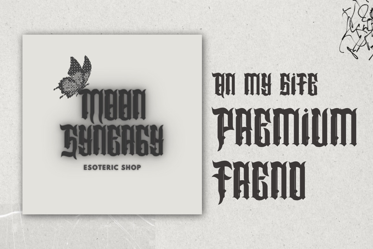 Angelo Thrufh - Modern Blackletter, a Blackletter Font by Dhabee (Photo 14 of 15)