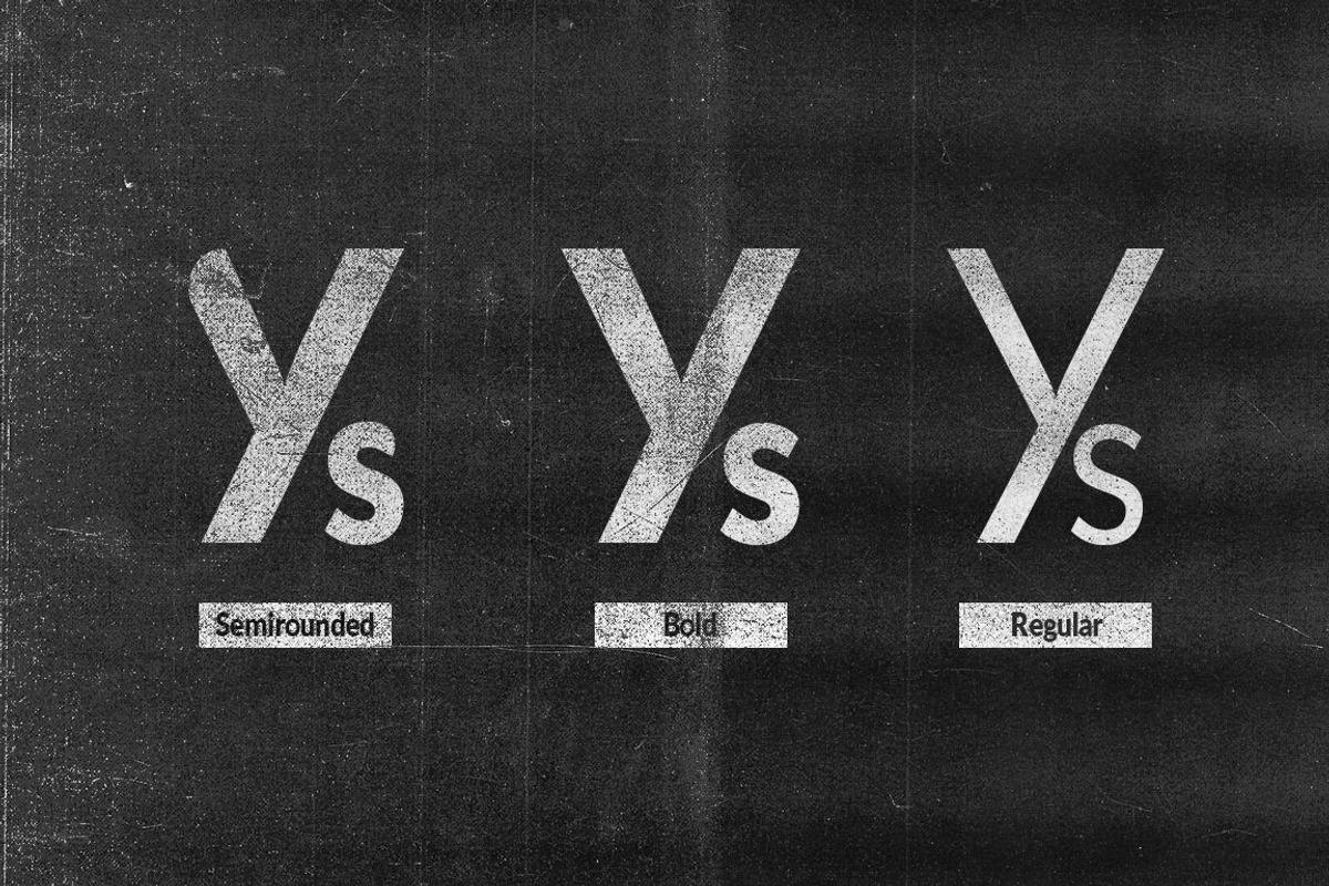Dystopia Typeface preview 3