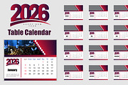 2026 New Year Calendar Layout, a Stationery Template by hkmonir (Thumbnail 3 of 3)