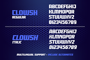 CLOWSH ESPORT, a Sans Serif Font by 24Design Studios (Thumbnail 4 of 5)
