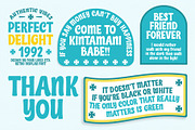 Perfect Delight 1992 - Retro Display, a Sans Serif Font by Four Lines Std. (Thumbnail 10 of 10)