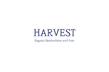 Harvest - Elegant organic serif font