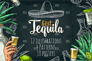 Tequila. Illustrations and posters, an Illustration by MoreVector (Thumbnail 1 of 11)