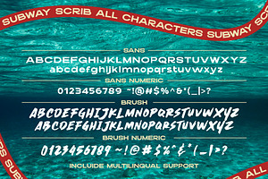 Subway Scrib - Font Duo