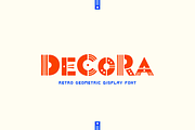 Decora Display Font, a Symbol Font by gafaroff studio (Thumbnail 1 of 7)
