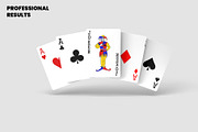 Playing Cards Mockups v4 - 14 Views, an Advertising Mockup by Illusiongraphic (Thumbnail 9 of 26)
