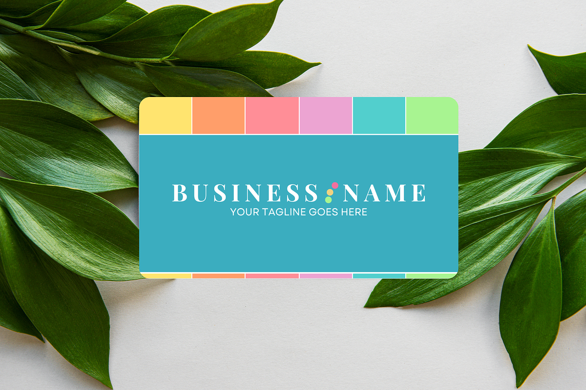 Colorful Business Card
