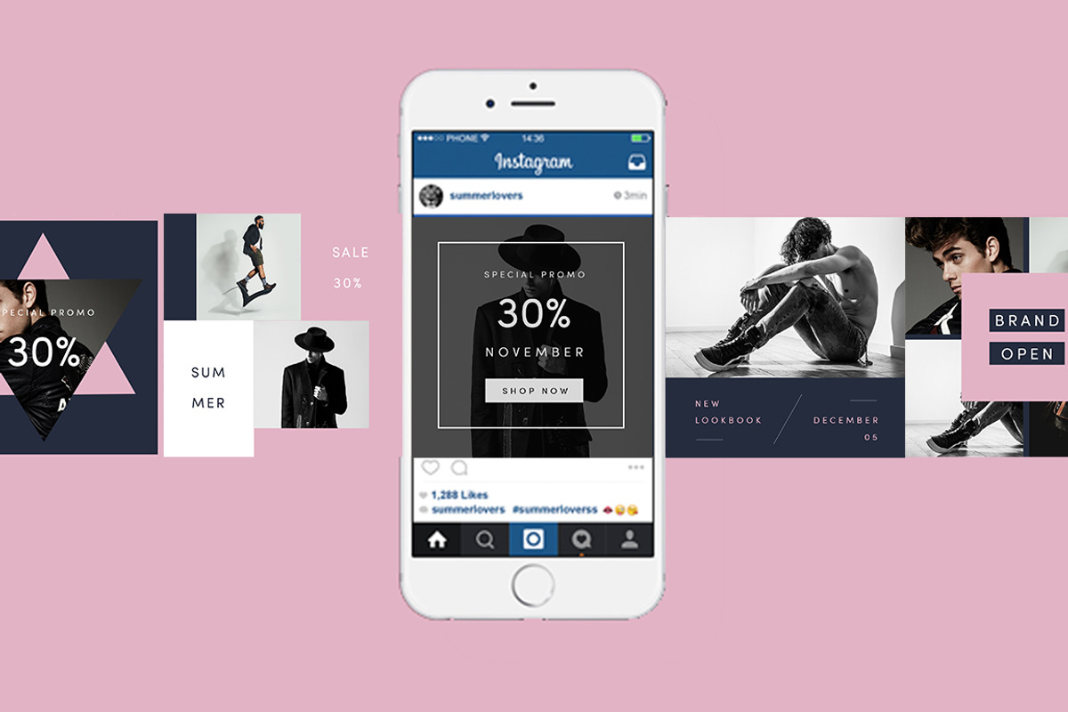 Menly Social Media Pack, a Templates & Theme by RedRiver Studio (Photo 8 of 10)