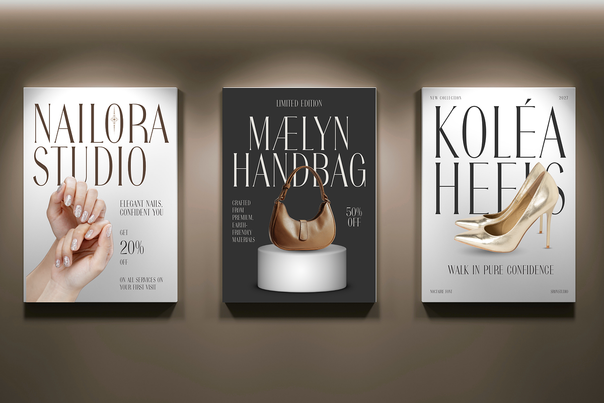 Noctaire - Modern Serif, a Serif Font by Sronstudio (Photo 8 of 18)