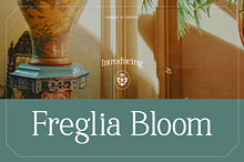 Freglia Bloom Elegant Serif Font