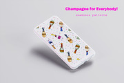 Champagne for Everybody - pattern, a Pattern Graphic by Katerina Tova (Thumbnail 6 of 6)