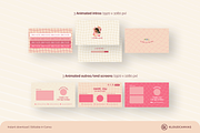 YouTube Branding Kit - Kawaii Pink, a Social Media Template by KloudCanvas (Thumbnail 4 of 8)
