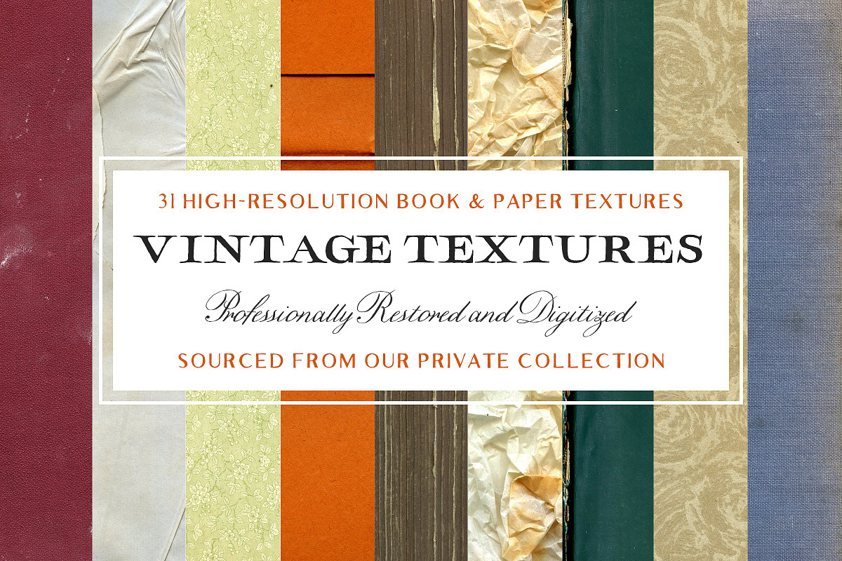 Vintage Textures & Ephemera Bundle, a Texture Graphic by Century Library (Photo 19 of 21)