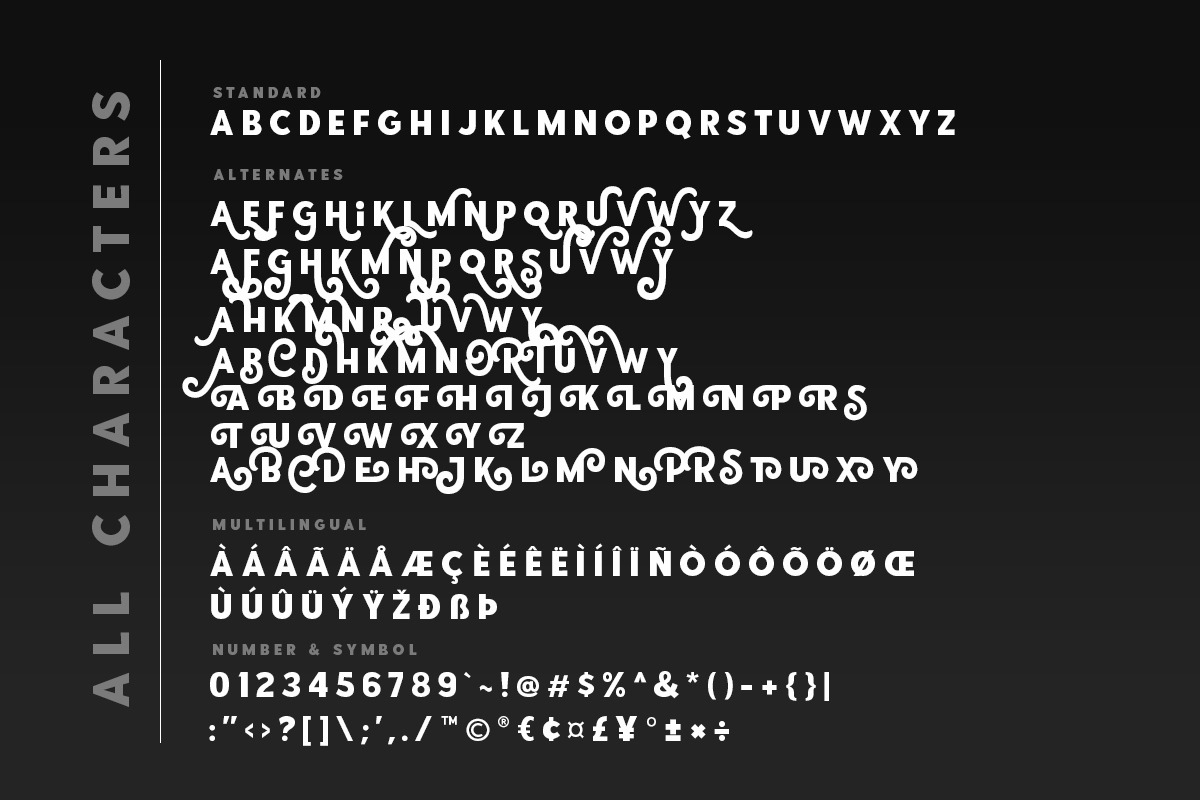Point Panther (8 BOLD FONTS), a Sans Serif Font by Sarid Ezra (Photo 9 of 10)