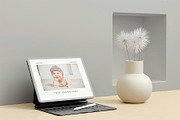 iPad With Keyboard Mockup, an iPad Mockup by zpackcreative (Thumbnail 2 of 5)