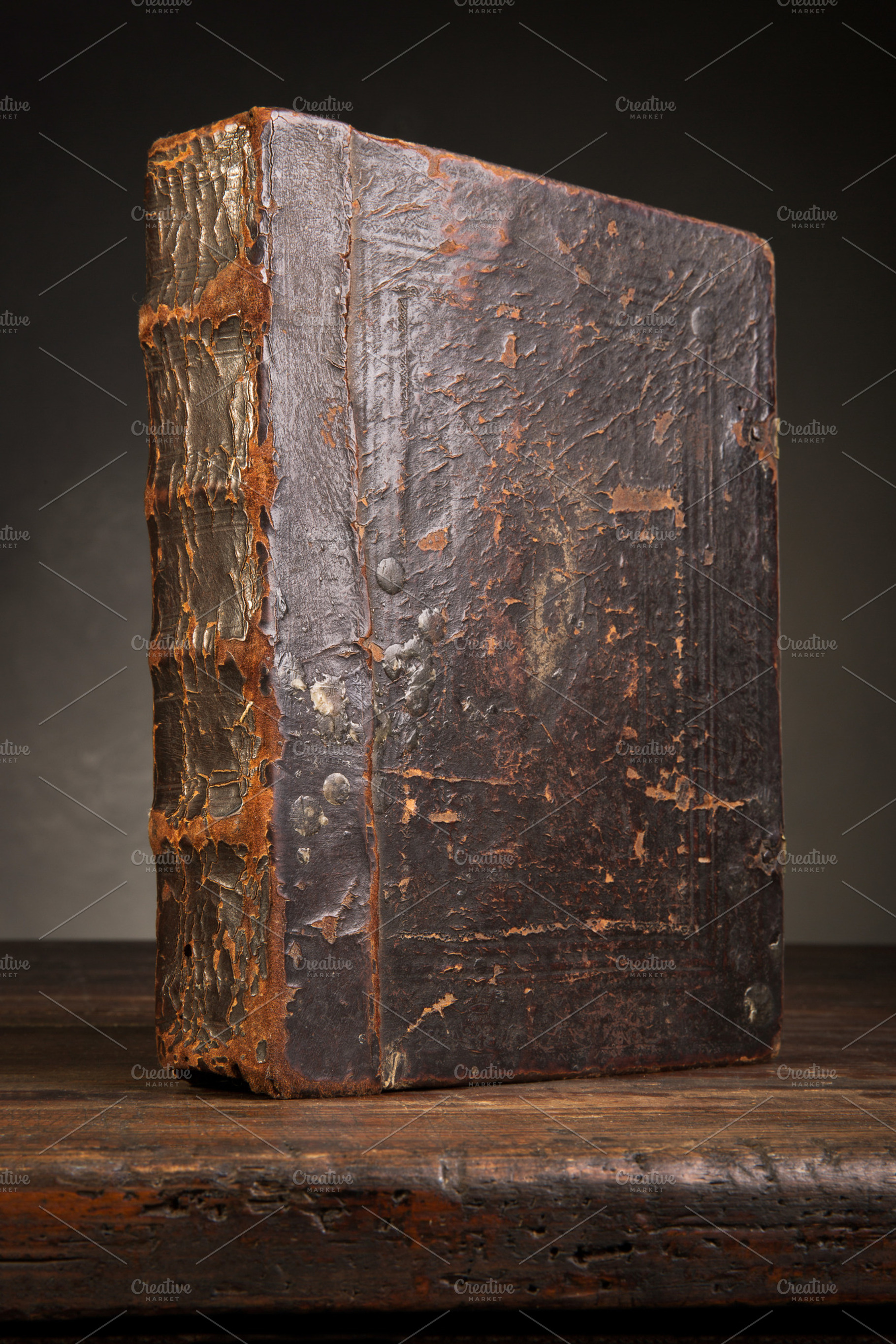 Ancient Book Is On The Table