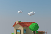 Low Poly House 4, an Architecture 3D Model by XYZ Space (Thumbnail 2 of 5)